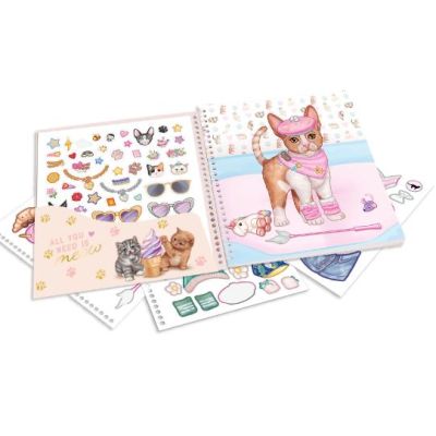 Image 2 of TOPModel Dress Me Up Stickerbook KITTY  (£7.99)