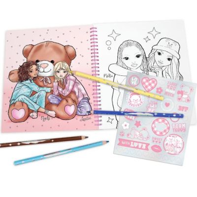 Image 2 of TOPModel Colouring Book TEAM TEDDY (£10.99)