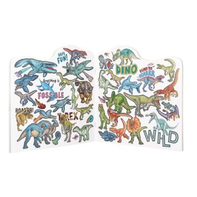 Image 2 of Dino World Colouring Book Figural  (£4.99)