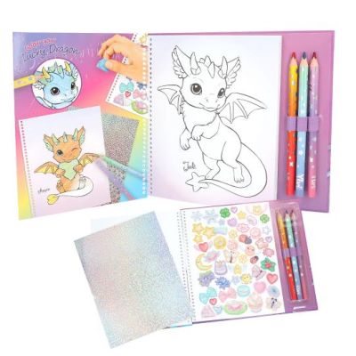 Image 2 of Ylvi Lucky Dragon Colouring Book  (£9.95)