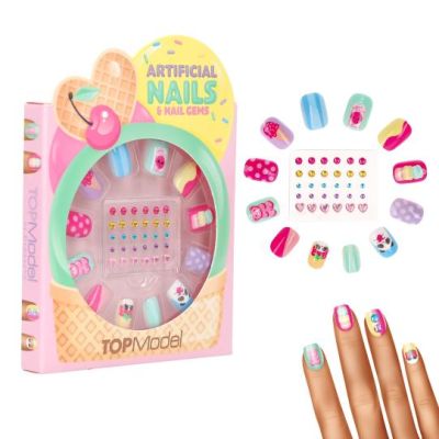 Image 1 of TOPModel Artificial Nails And Deco Stone Set CANDY GLAM (£5.95)