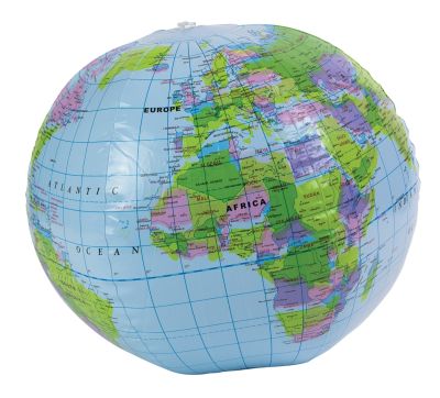 Image 2 of Inflatable Globe was £4.99 (£3.75)