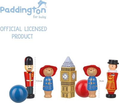 Image 2 of Paddington Wooden Skittles - was £21.99 (£17.99)