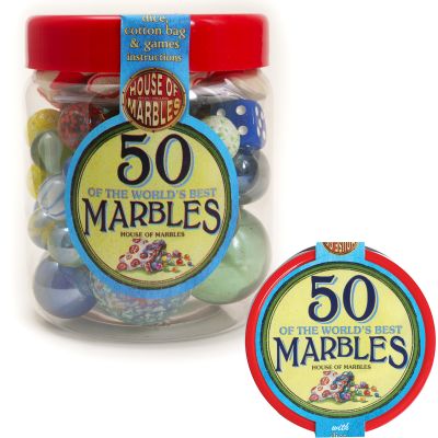 Tub of 50 Marbles (£9.99)