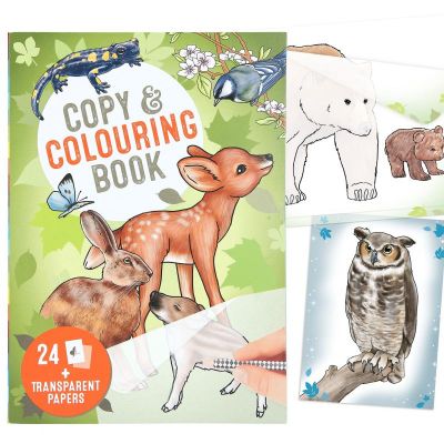 Image 2 of Wildlife Copy & Colouring Book (£8.99)