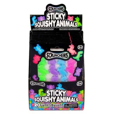 SCRUNCHEMS MINI STICKY SQUISHYS ASSORTED (£4.99)
