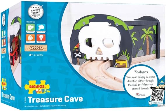 Image 2 of Skull Cave Bigjigs Rail  (£22.99)