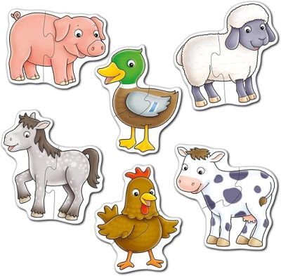 Image 2 of Orchard Toys Farmyard Jigsaw Puzzles, Six Puzzles in a box,  (£8.99)