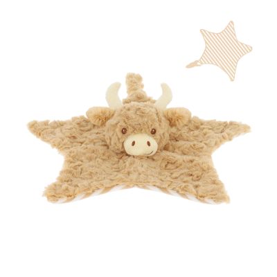 32cm Keeleco Baby Hamish Highland Cow Blanket (£7.99)