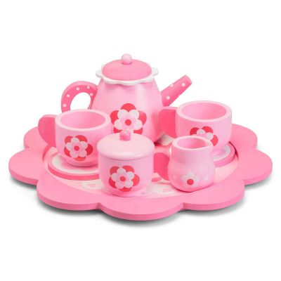 Image 2 of Wooden Flower Tea Set (£19.99)