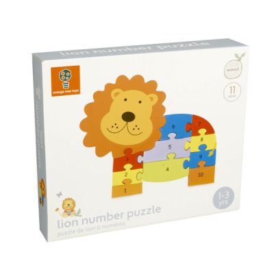 Image 1 of Lion Number Puzzle Orange Tree (£15.99)