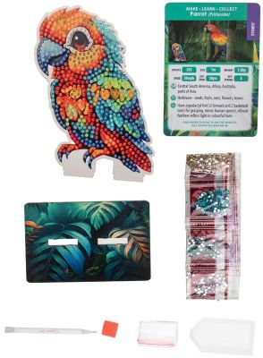 Image 2 of CRAFT BUDDY - PARROT CRYSTAL ART BUDDY  (£5.99)