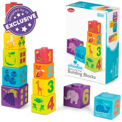 Image 2 of Shape Sorting Building Blocks (£12.99)