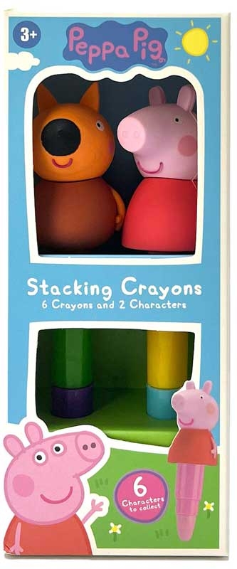 PEPPA PIG CRAYONS - STACKING (£4.99)