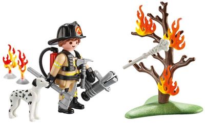 Image 2 of PLAYMOBIL CITY ACTION FIRE RESCUE SMALL CARRY CASE  (£10.99)