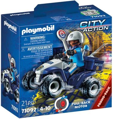 PLAYMOBIL CITY ACTION POLICE QUAD (£8.99)