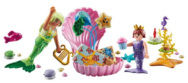 Image 2 of PLAYMOBIL PRINCESS MAGIC: MERMAIDS BIRTHDAY PARTY GIFTSET (£15.99)