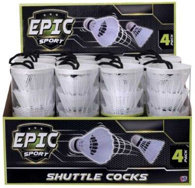 SHUTTLECOCKS 4 PACK (£2.50)