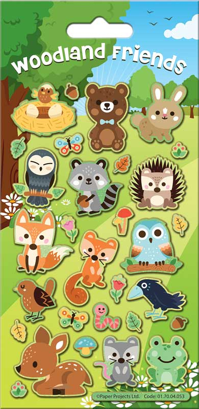 Woodland Stickers (£1.50)
