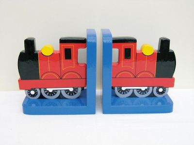 Red Train Bookends (£17.99)